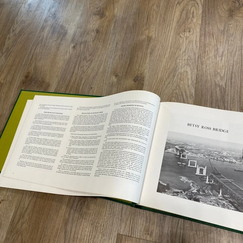 Betsy Ross Bridge Delaware River Port Authority 1976 Engineering History Book